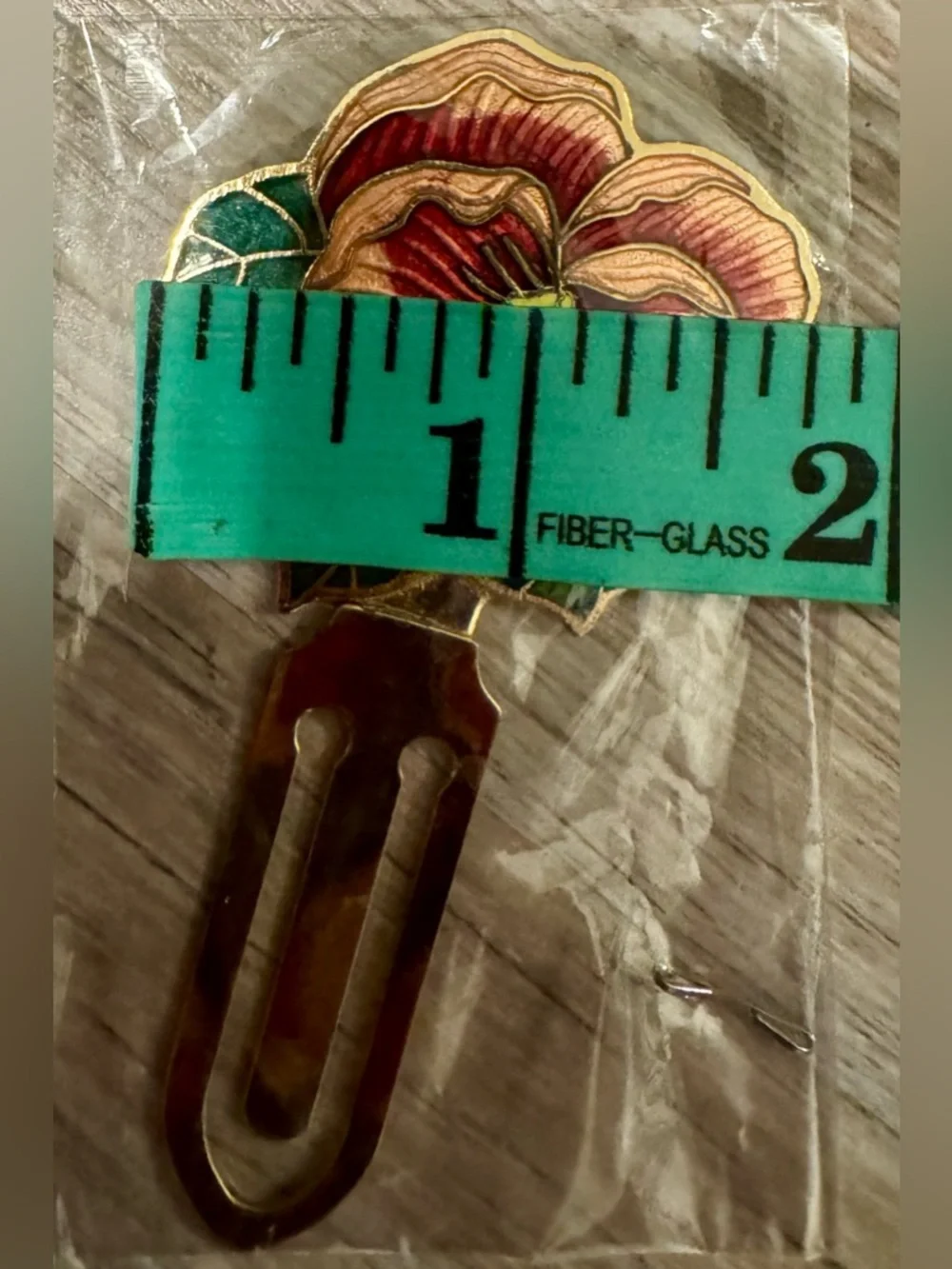 Vintage Smithsonian Institution bookmarks, crafted using the *champlevé* 2 set